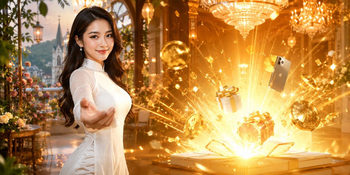 Người dùng Đà Lạt mặc áo dài nhận bonus đăng ký trên nền tảng cá cược trực tuyến
