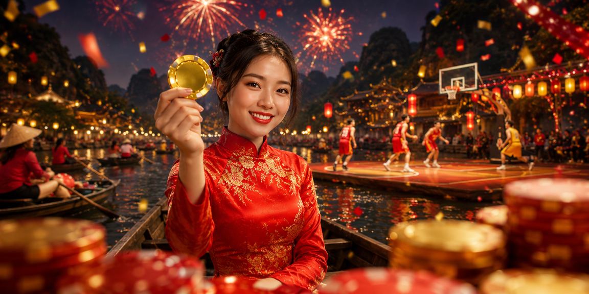 Không khí lễ hội cá cược bóng rổ tại Ninh Bình
